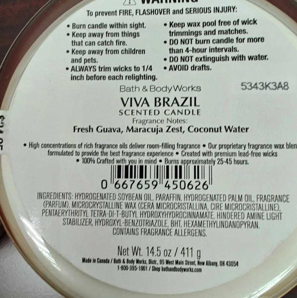 Bath & Body Works bundle includes